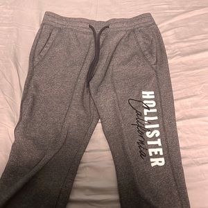 Hollister California- Fleece joggers- sweat pants- size medium